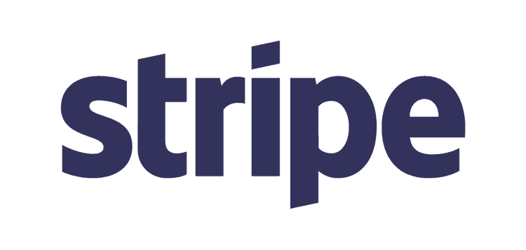 Stripe logo on payment page