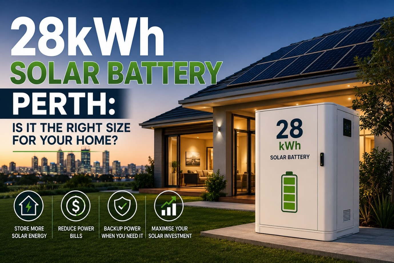 28kWh Solar Battery Perth