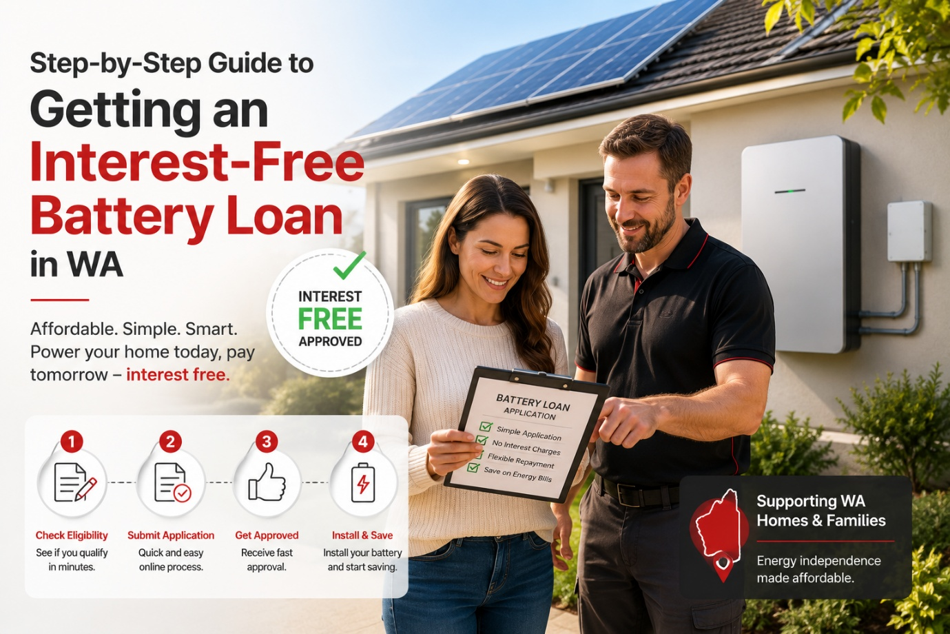 WA battery rebate application process