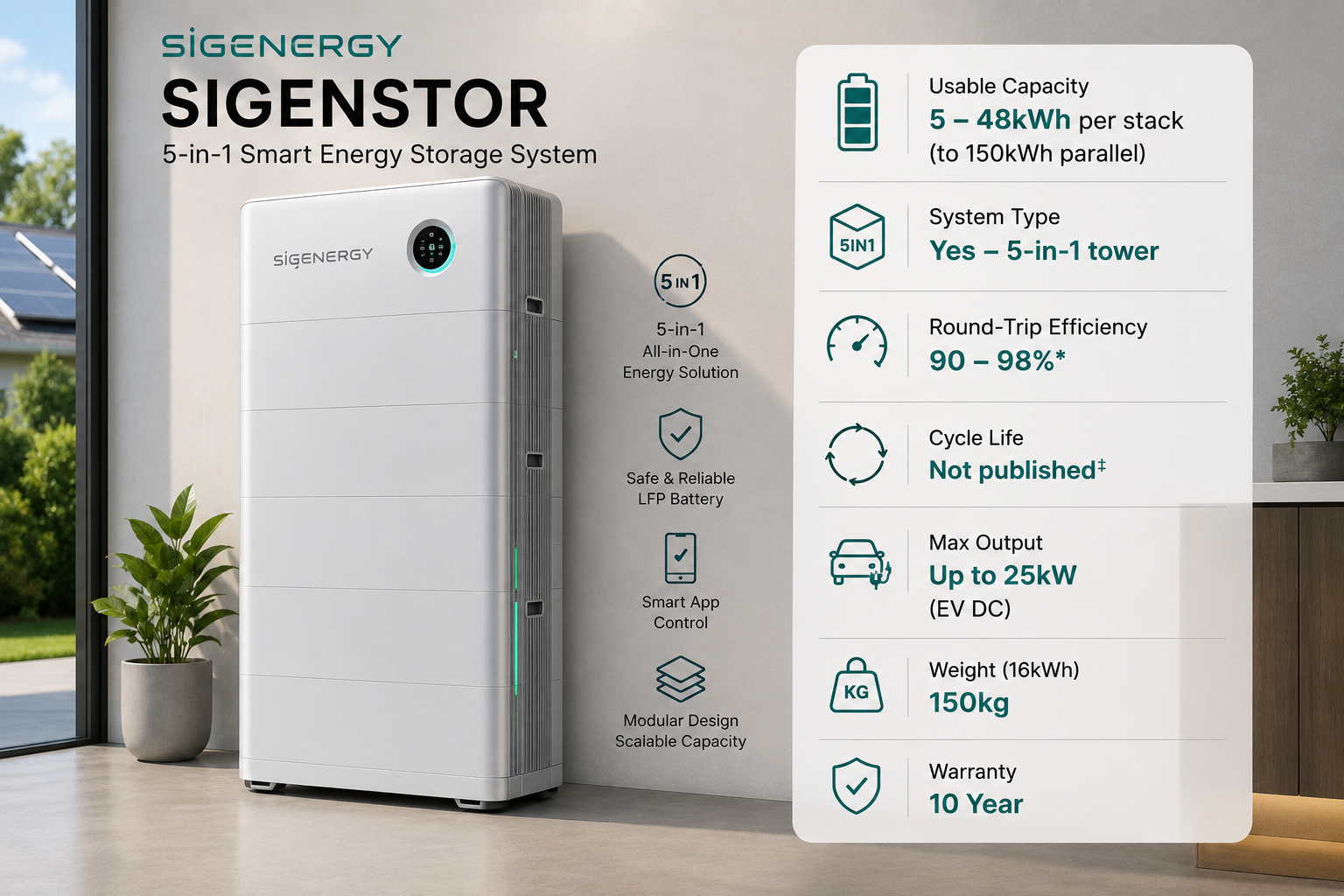 Sigenergy SigenStor battery unit