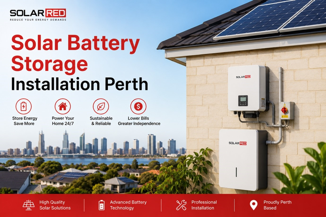 Solar battery installation Perth