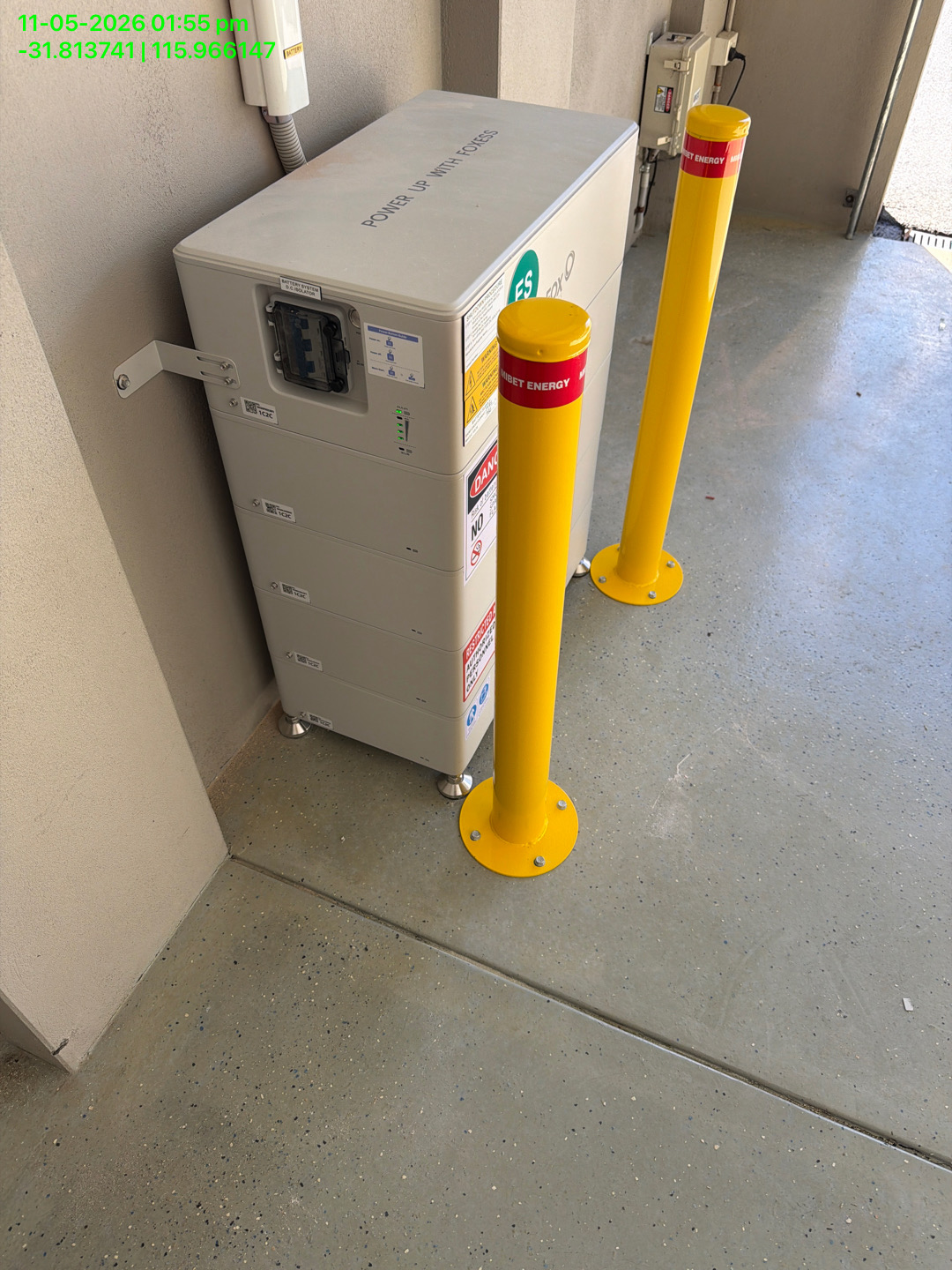 Stacked modular home battery units showing how additional storage capacity can be added to an existing system