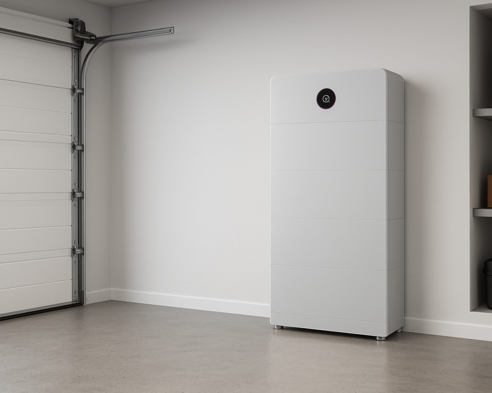 solar battery storage setup