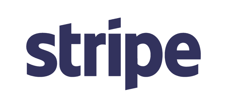 Stripe logo on payment page